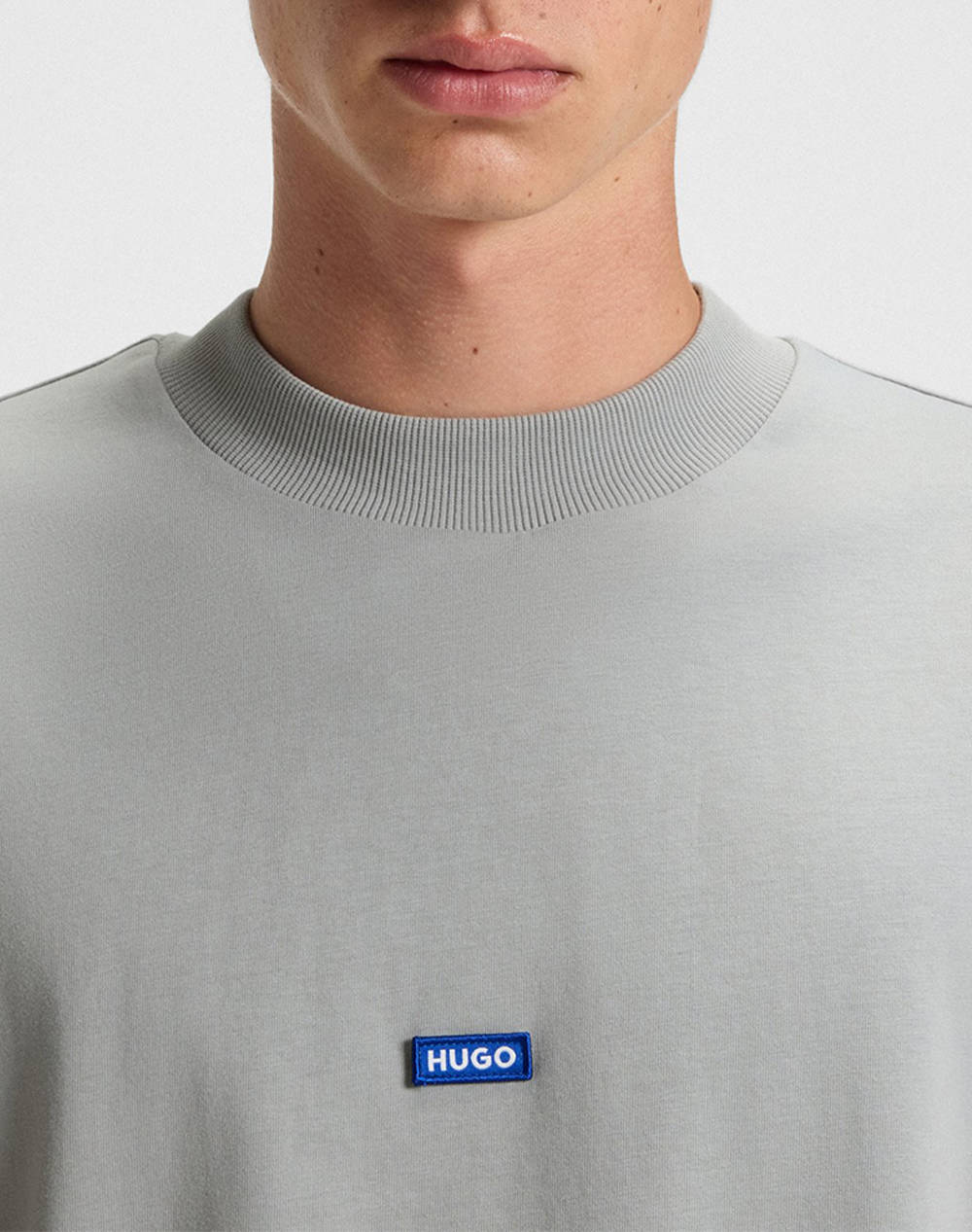 Hugo Nieros 10257318 01 50509991-091-091 Gray ανδρικά ρούχα μπλούζες T-Shirt Politikos Shop Πολιτικός