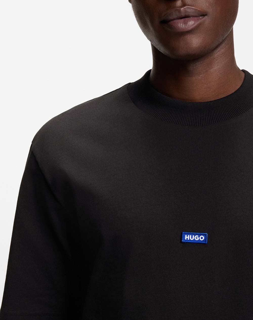 Hugo Nieros 10257318 01 50509991-001-001 Black ανδρικά ρούχα μπλούζες T-Shirt Politikos Shop Πολιτικός