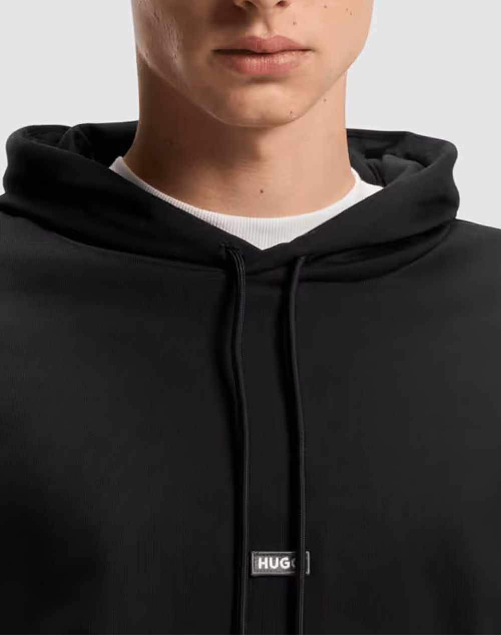 Hugo Nalonso 10249110 01 50522374-001-001 Black ανδρικά ρούχα μπλούζες φούτερ Politikos Shop Πολιτικός