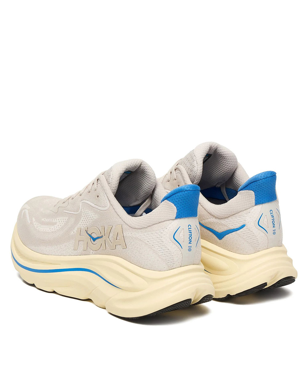 Hoka Clifton 10 1162030-Sccv Cream ανδρικά αθλητικά παπούτσια Politikos Shop Πολιτικός