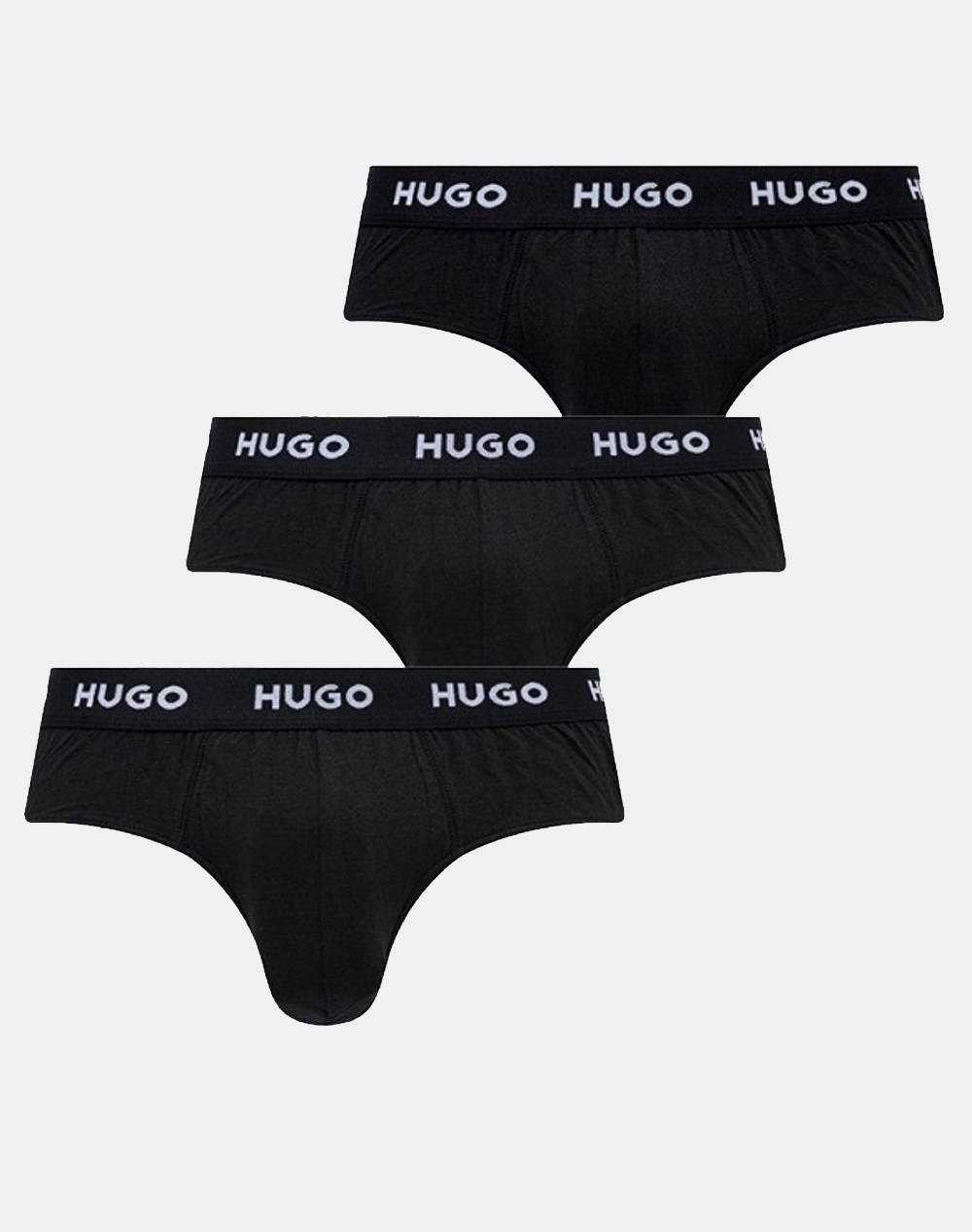 HUGO ΕΣΩΡΟΥΧΟ HIPBRIEF TRIPLETPACK 50469763-001 TotalBlack