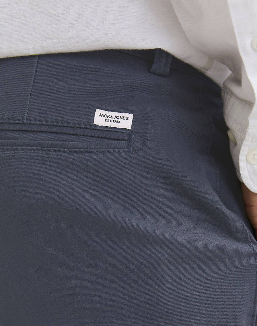 Jack Jones Παντελόνι Jjimarco Jjdave Sa Black 12174152-Navy Blazer Darkblue ανδρικά ρούχα παντελόνια Chinos Politikos Shop Πολιτικός
