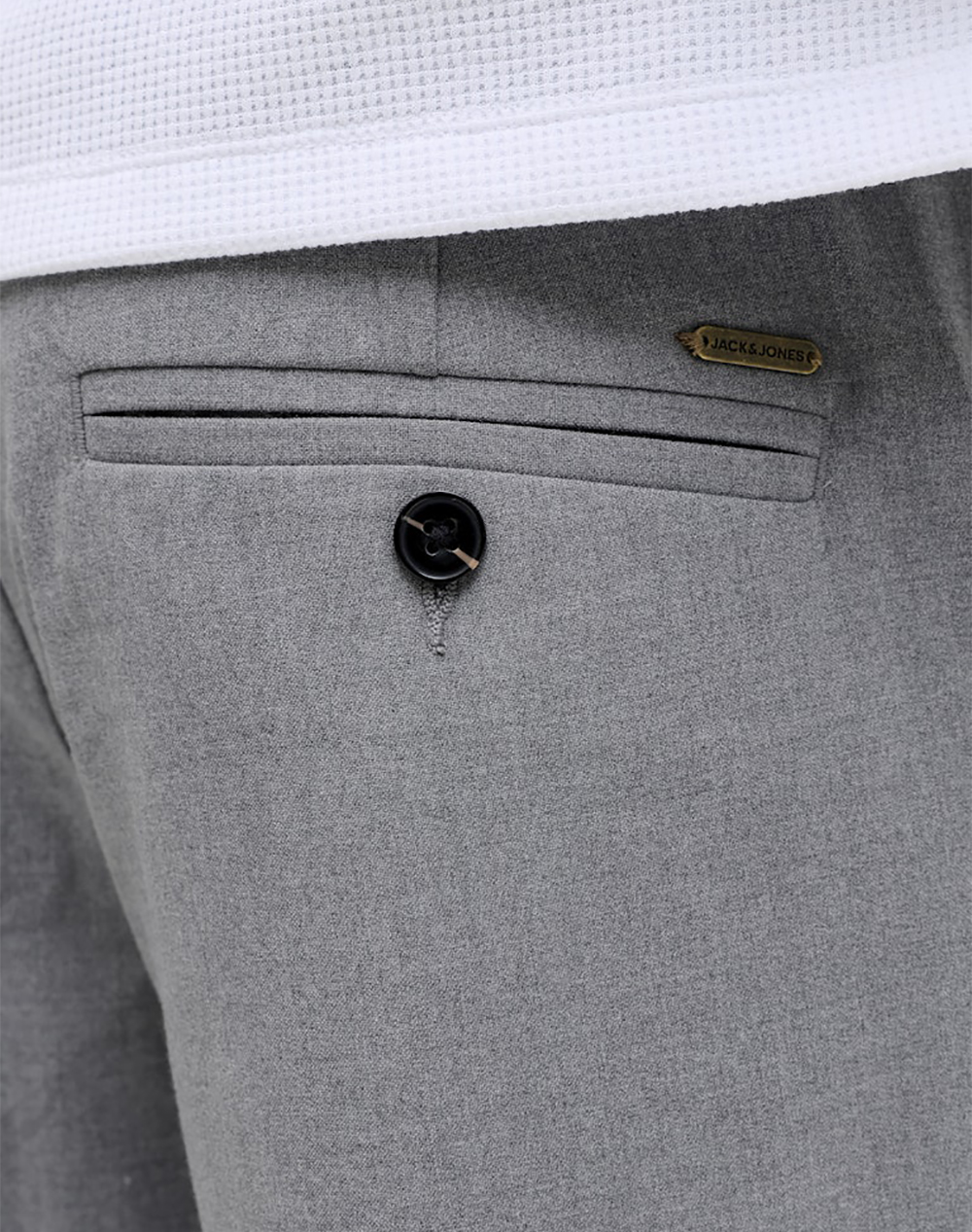 JACK&JONES JPSTOLLIE CONNOR CHINO NOOS 12292100-Grey Melange Gray φωτογραφία