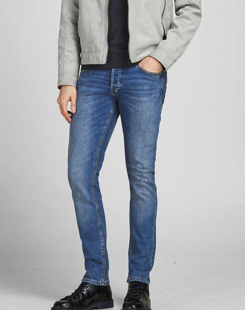 JACK&JONES ΠΑΝΤΕΛΟΝΙ JJIGLENN JJORIGINAL MF 031 NOOS 12184473-BLUE DENIM DenimBlue