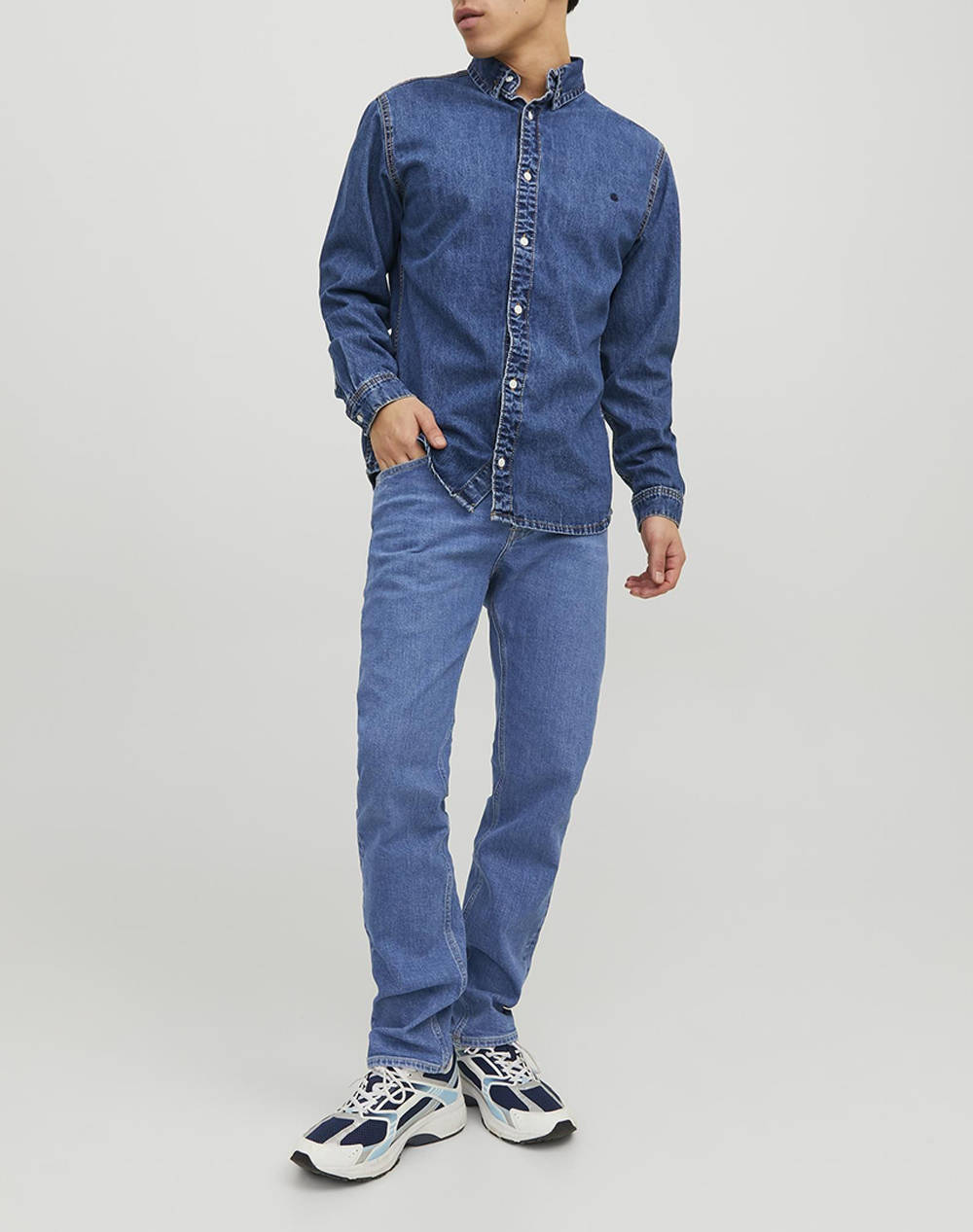 JACK&JONES JJIMIKE JJORIGINAL AM 385 NOOS 12242320-BLUE DENIM DenimBlue φωτογραφία