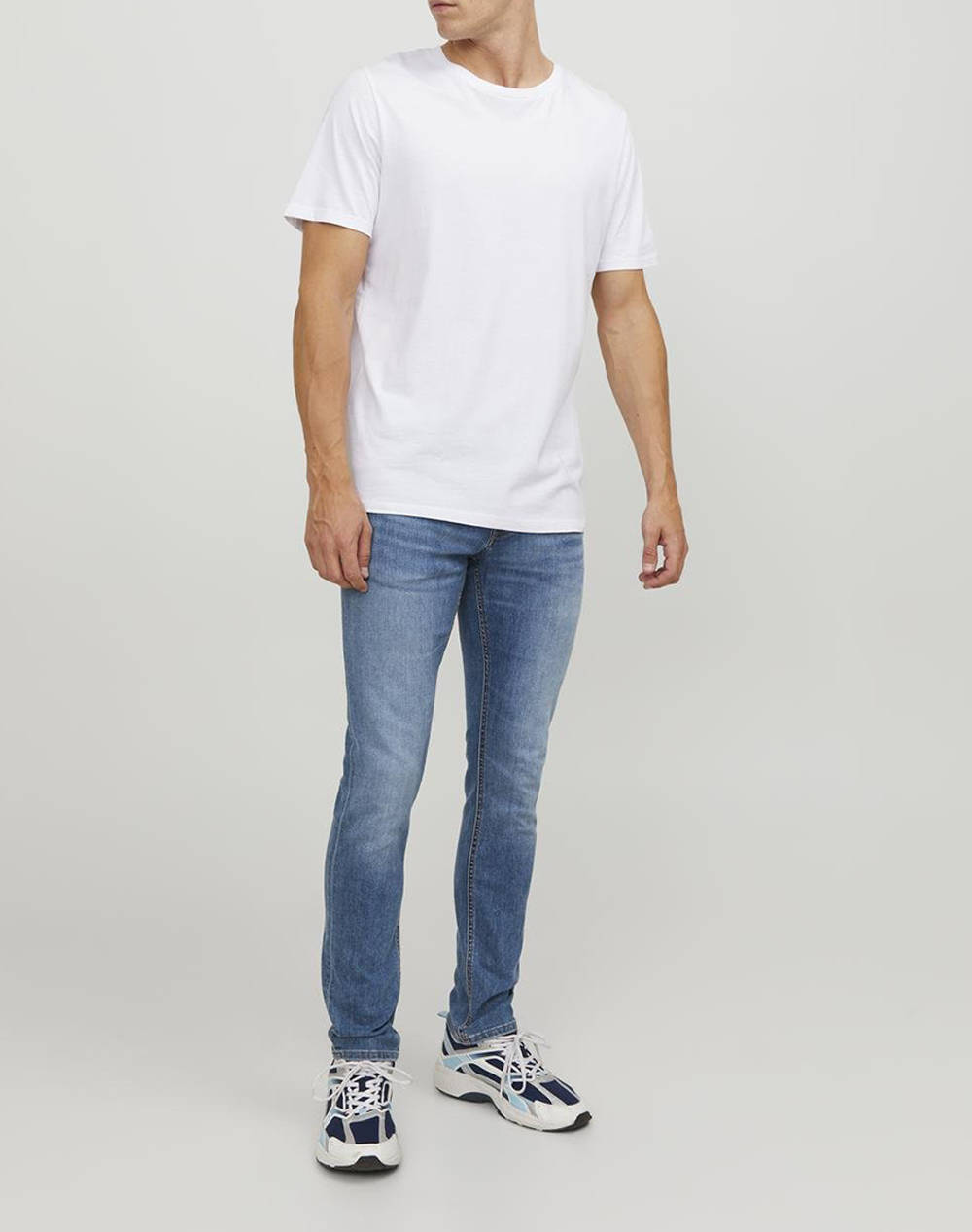JACK&JONES JJIGLENN JJORIGINAL CB 815 NOOS 12157416-BLUE DENIM DenimLightBlue φωτογραφία