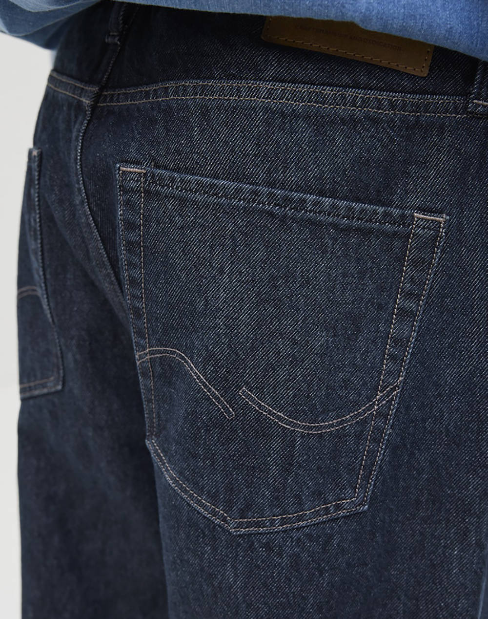 JACK&JONES JJIALEX JJORIGINAL AM 899 SN 12278116-BLUE DENIM DenimDarkBlue φωτογραφία