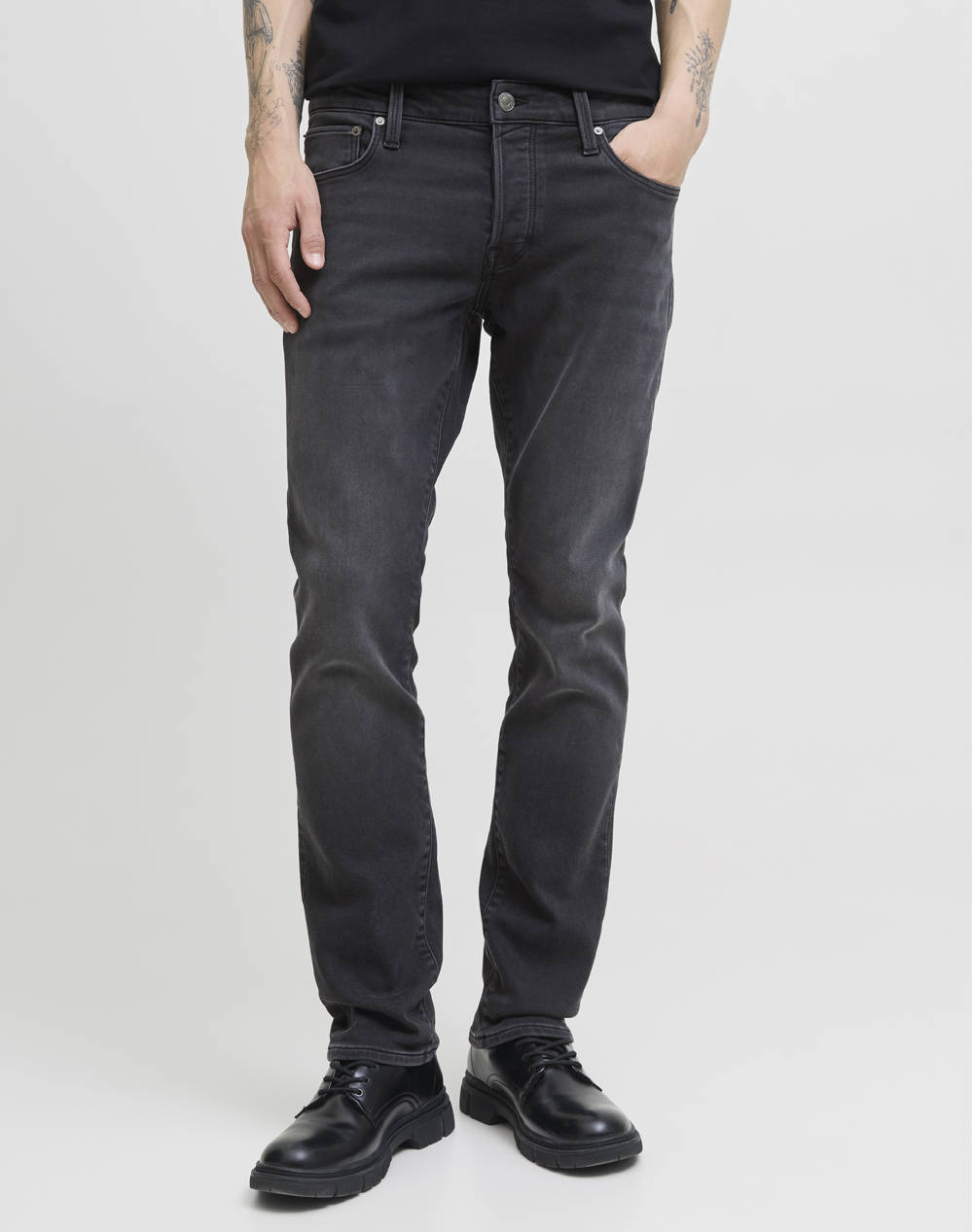 JACK&JONES JJIMIKE FOX I.K SQ 426 NOOS 12278115-Black Denim DenimBlack