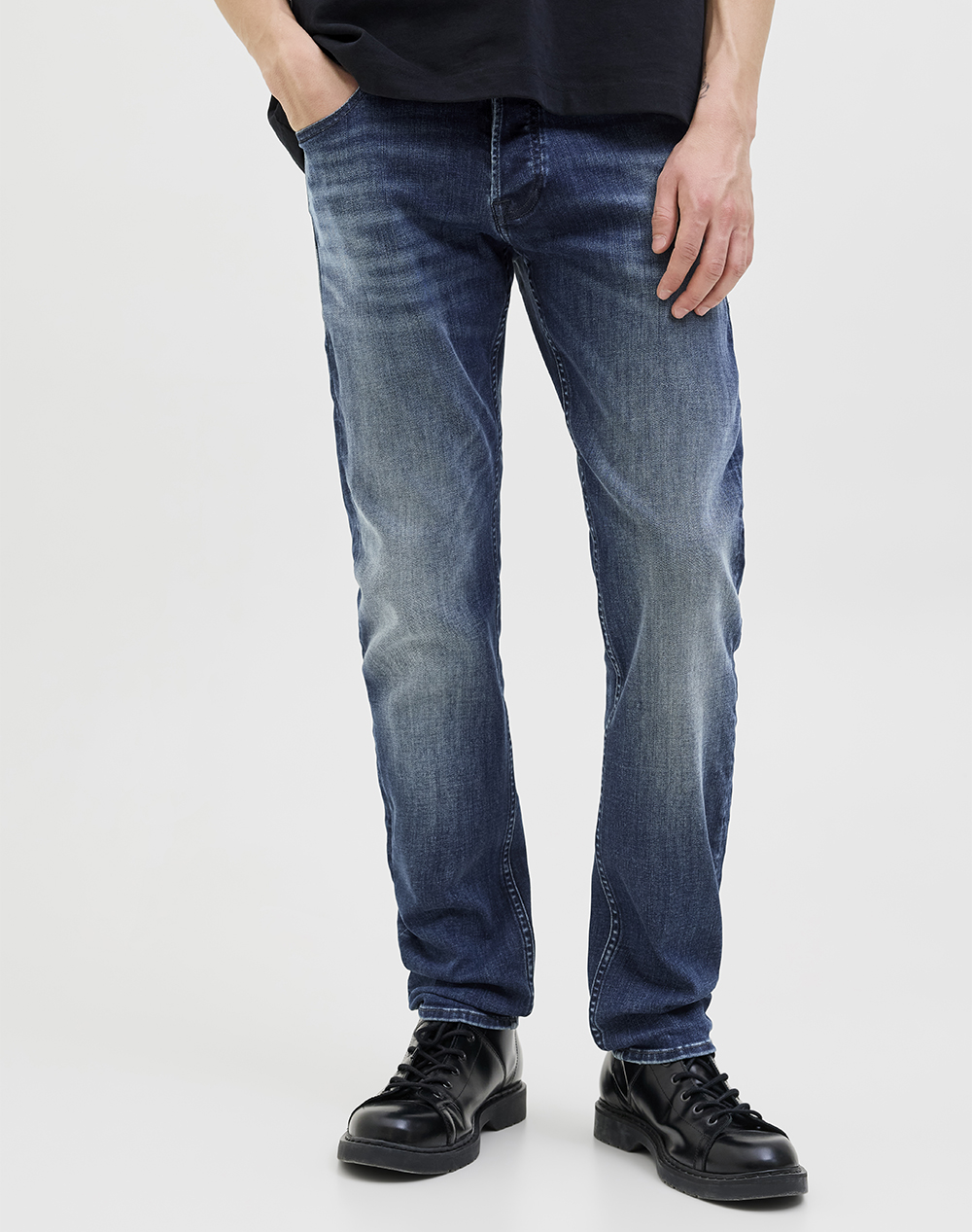 JACK&JONES JJIGLENN JJORIGINAL CB 820 NOOS 12278144-BLUE DENIM DenimBlue