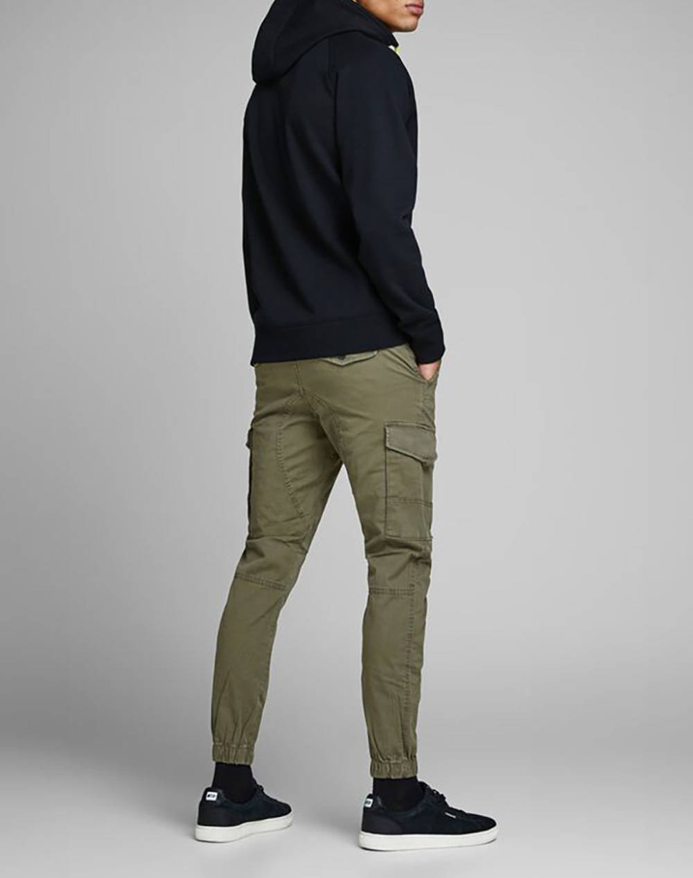 JACK&JONES ΠΑΝΤΕΛΟΝΙ JJIPAUL JJFLAKE AKM 542 OLIVE NIGHT NOOS