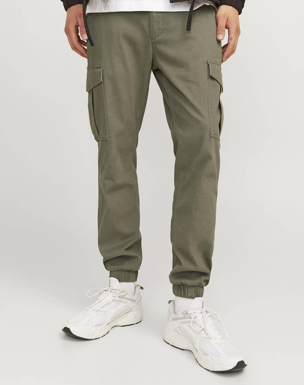 JACK&JONES JACK&JONES ΠΑΝΤΕΛΟΝΙ JPSTMARCO JJJOE CUFFED AKM 12186889-Dusty Olive Olive