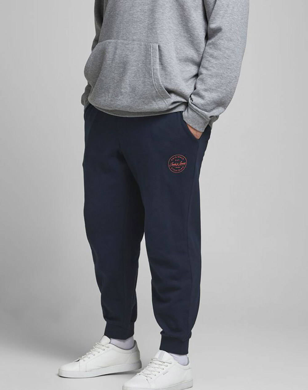 JACK&JONES ΠΑΝΤΕΛΟΝΙ ΦΟΡΜΑΣ JJIGORDON JJSHARK SWEAT PANT AT NOOS PS 12172084-Navy Blazer NavyBlue