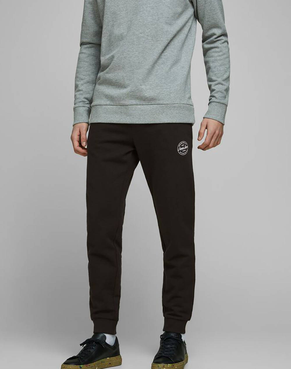 JACK&JONES JACK&JONES ΠΑΝΤΕΛΟΝΙ ΦΟΡΜΑΣ JJIGORDON JJSHARK SWEAT PANTS AT NOOS 12165322-BLACK Black