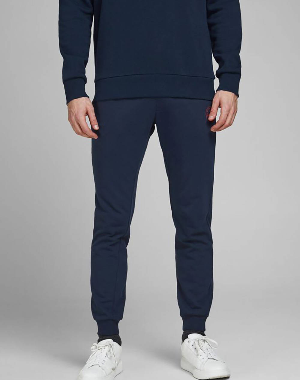 JACK&JONES JACK&JONES ΠΑΝΤΕΛΟΝΙ ΦΟΡΜΑΣ JJIGORDON JJSHARK SWEAT PANTS AT NOOS 12165322-Navy Blazer NavyBlue