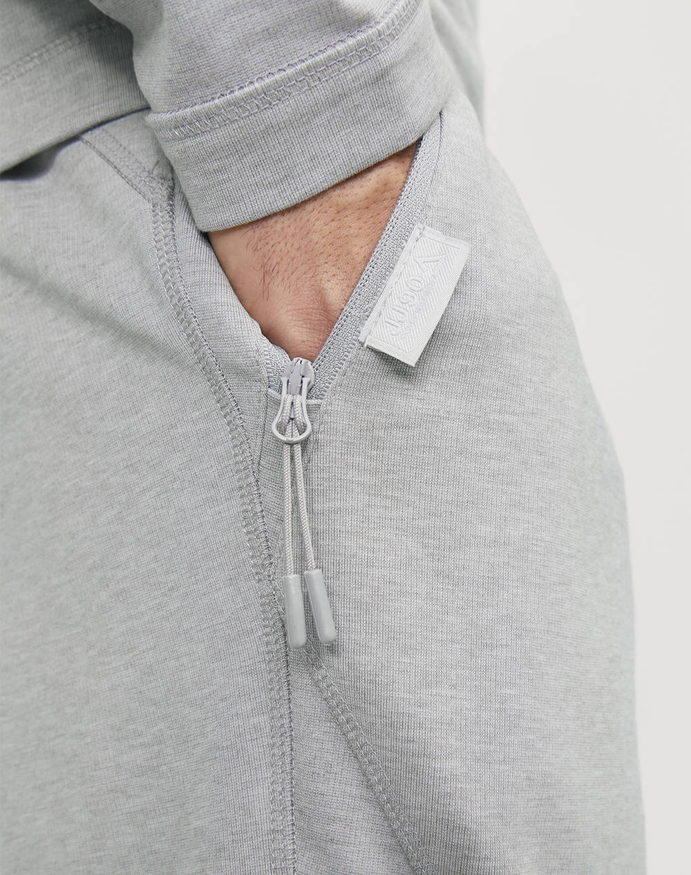 JACK&JONES JPSTWILL JJCLOUD SWEAT PANTS NOOS 12253727-Light Grey Melange LightGray φωτογραφία