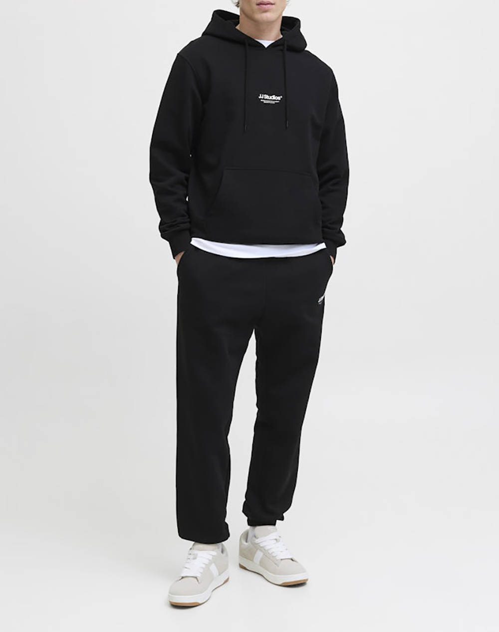 JACK&JONES JPSTKANE SOHO SWEAT PANTS NOOS 12278943-BLACK Black φωτογραφία