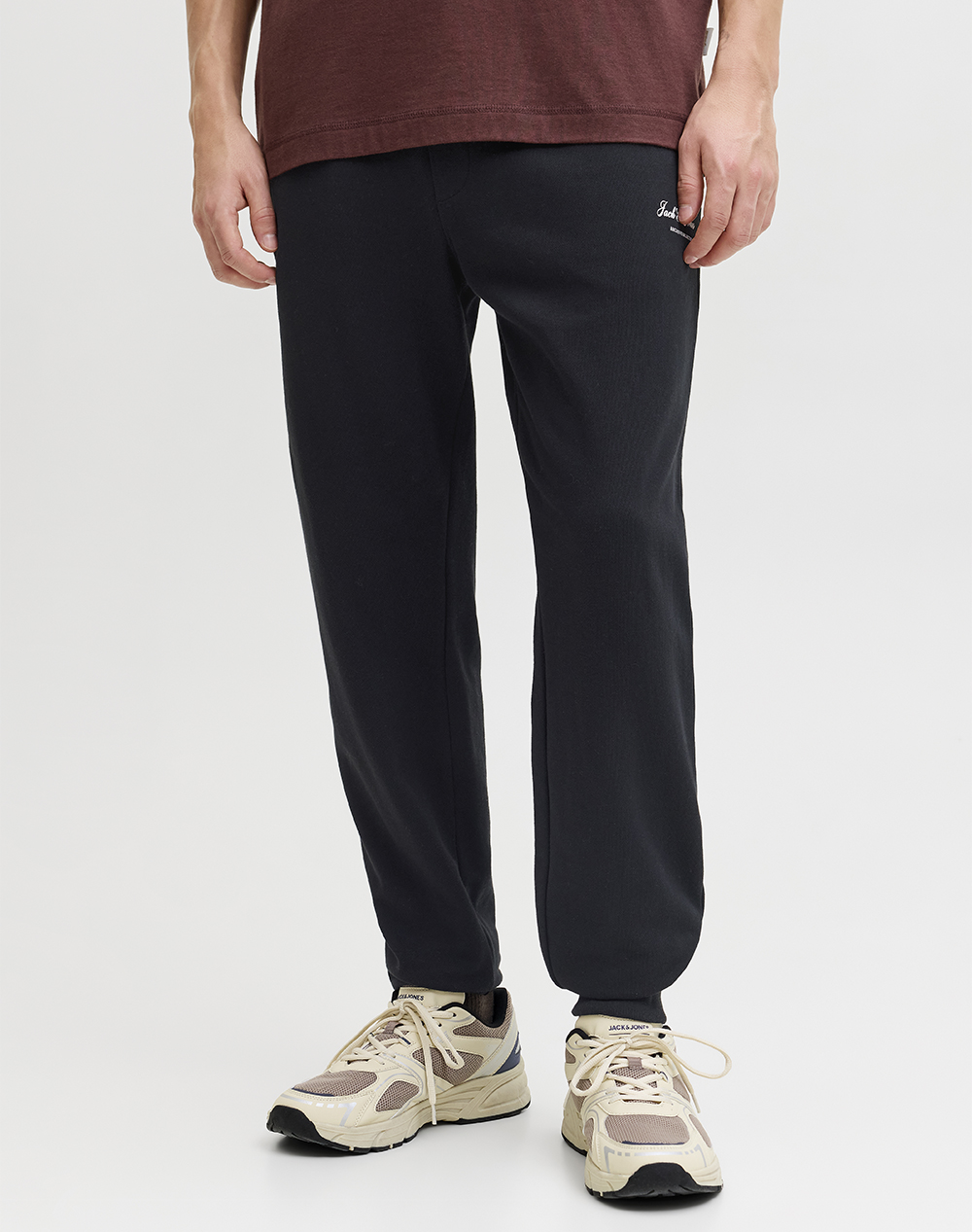 JACK&JONES JPSTGORDON ARCHIVE SWEAT PANTS NOOS 12288641-BLACK Black