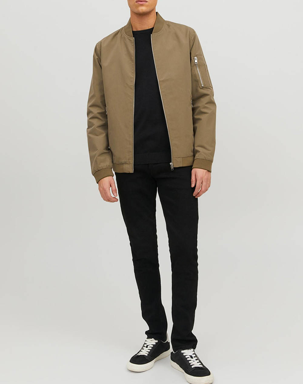 JACK&JONES ΜΠΟΥΦΑΝ JJERUSH BOMBER NOOS 12165203-Dusky Green Khaki φωτογραφία