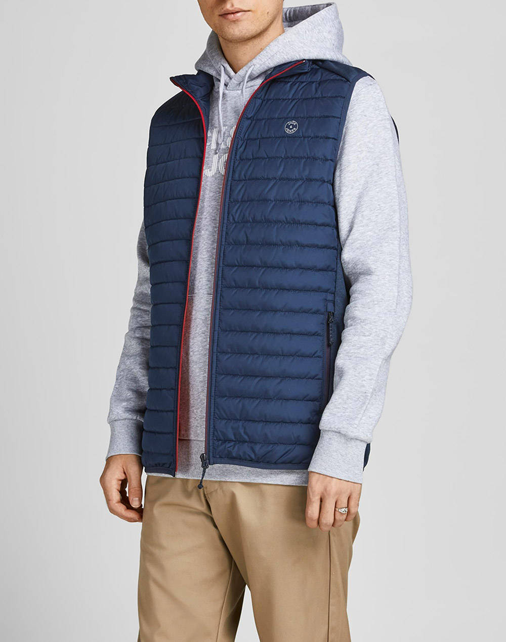 JACK&JONES JACK&JONES JJEMULTI BODYWARMER COLLAR NOOS 12200684-Navy Blazer NavyBlue