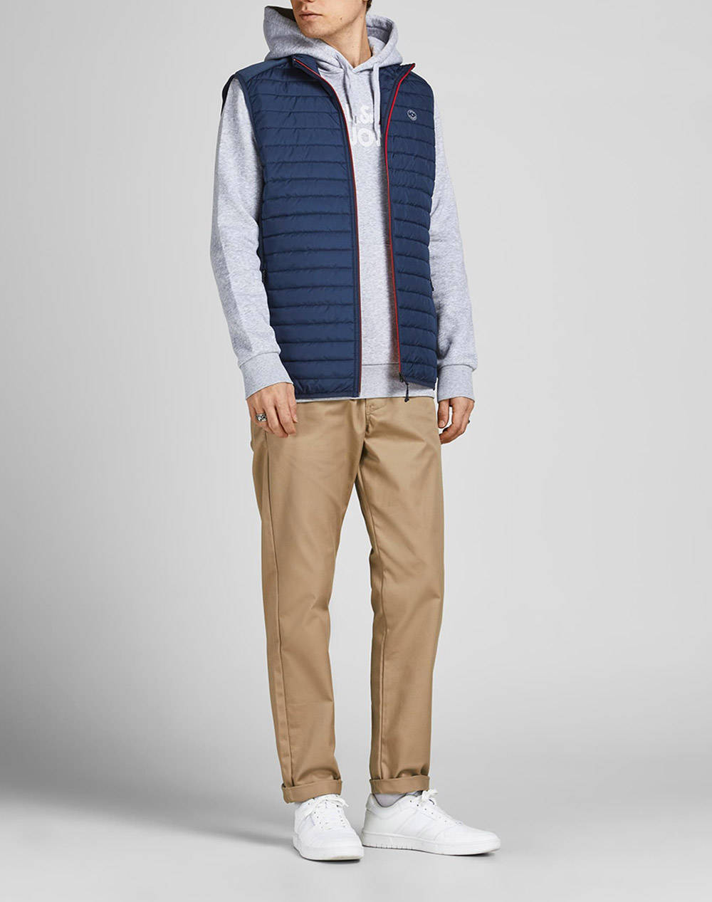 JACK&JONES JJEMULTI BODYWARMER COLLAR NOOS 12200684-Navy Blazer NavyBlue φωτογραφία