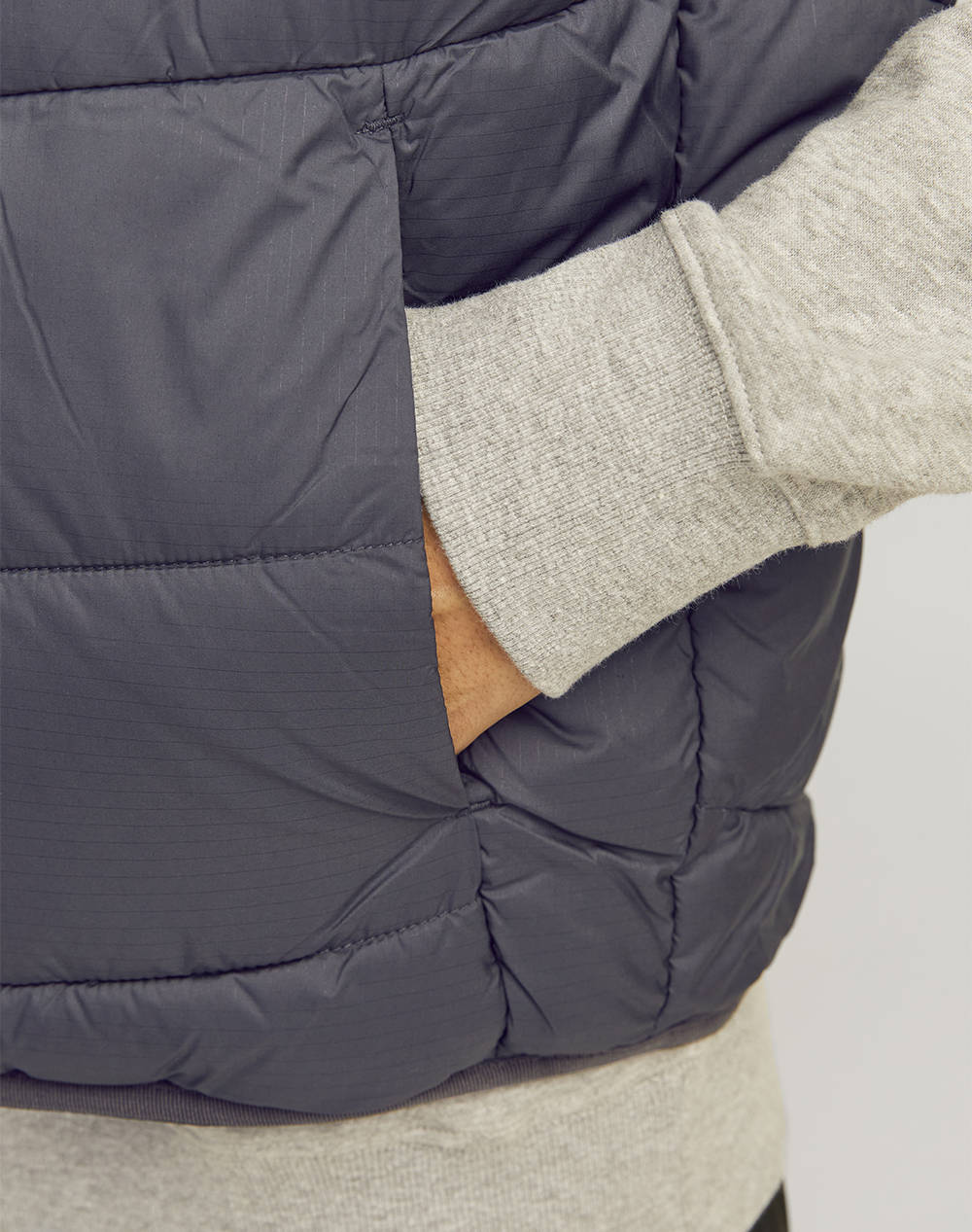 JACK&JONES JJESTATE PACKABLE BW COLLAR NOOS 12256987-Asphalt DarkSlateGrey φωτογραφία