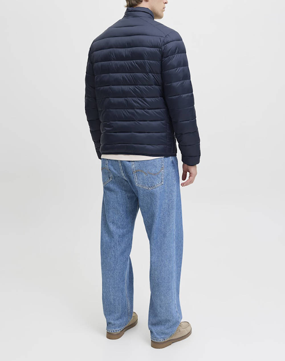 JACK&JONES JJEBRADLEY LIGHT PUFFER COLLAR NOOS 12280971-Sky Captain DarkBlue φωτογραφία