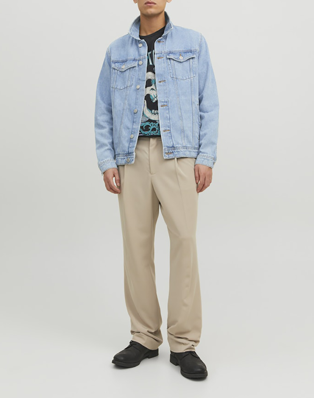 Jack Jones Jjijean Jjjacket Akm 023 Noos 12223612-Blue Denim Denimlightblue ανδρικά ρούχα Πανωφορια μπουφάν Politikos Shop Πολιτικός