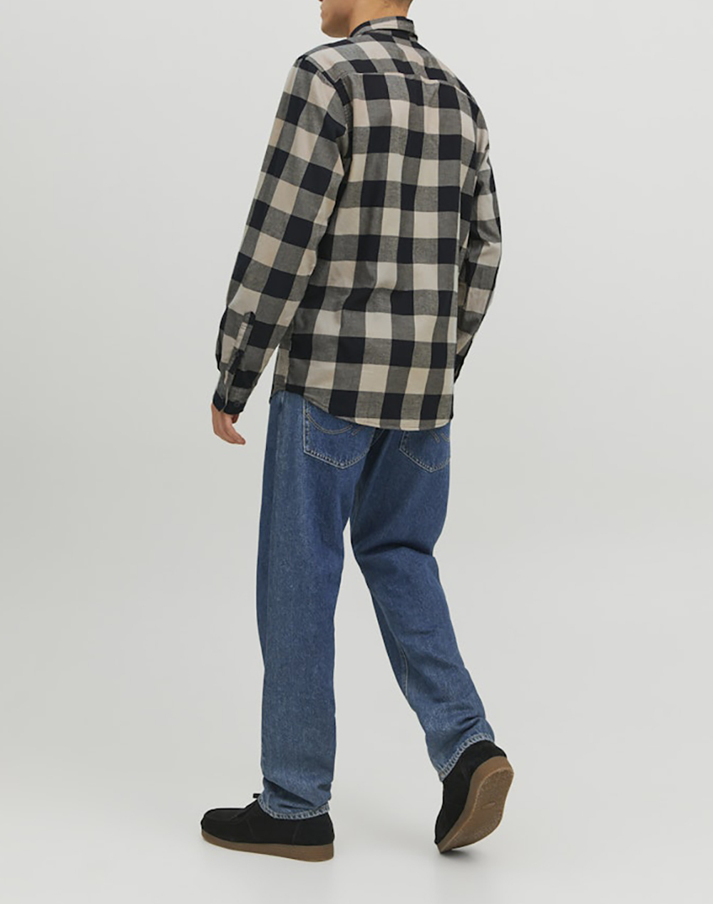 JACK&JONES ΠΟΥΚΑΜΙΣΟ JJEGINGHAM TWILL SHIRT 12181602-Crockery Biege φωτογραφία