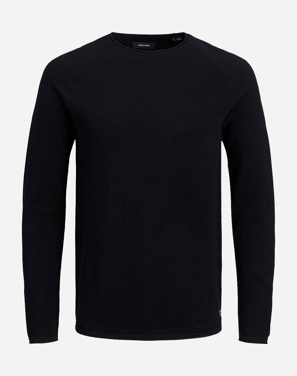 JACK&JONES ΠΛΕΚΤΟ JJEHILL KNIT CREW NECK NOOS ΠΛΕΚΤΟ 12157321-BLACK Black φωτογραφία