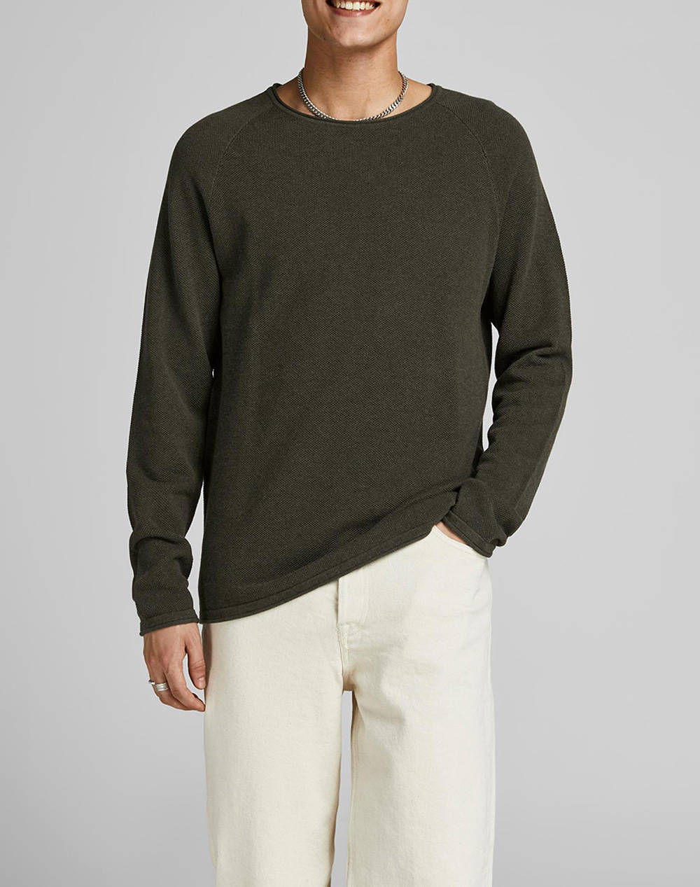 JACK&JONES ΠΛΕΚΤΟ JJEHILL KNIT CREW NECK NOOS ΠΛΕΚΤΟ