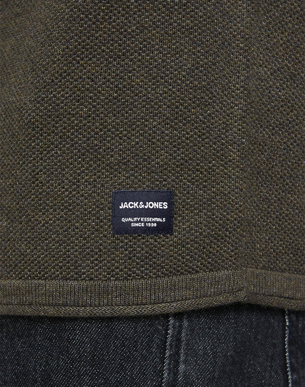 JACK&JONES ΠΛΕΚΤΟ JJEHILL KNIT CREW NECK NOOS ΠΛΕΚΤΟ 12157321-OLIVE NIGHT Olive φωτογραφία