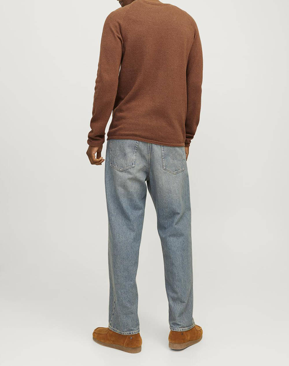 JACK&JONES ΠΛΕΚΤΟ JJEHILL KNIT CREW NECK NOOS ΠΛΕΚΤΟ 12157321-Mocha Bisque Tan φωτογραφία