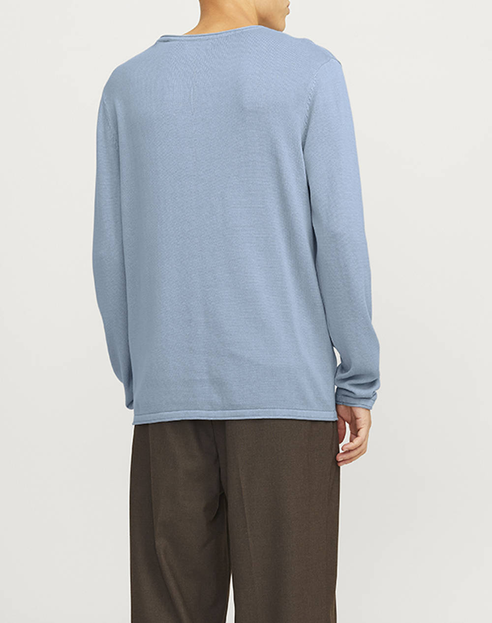 JACK&JONES ΜΠΛΟΥΖΑ JJELEO KNIT CREW NECK NOOS 12174001-Mountain Spring LightBlue φωτογραφία