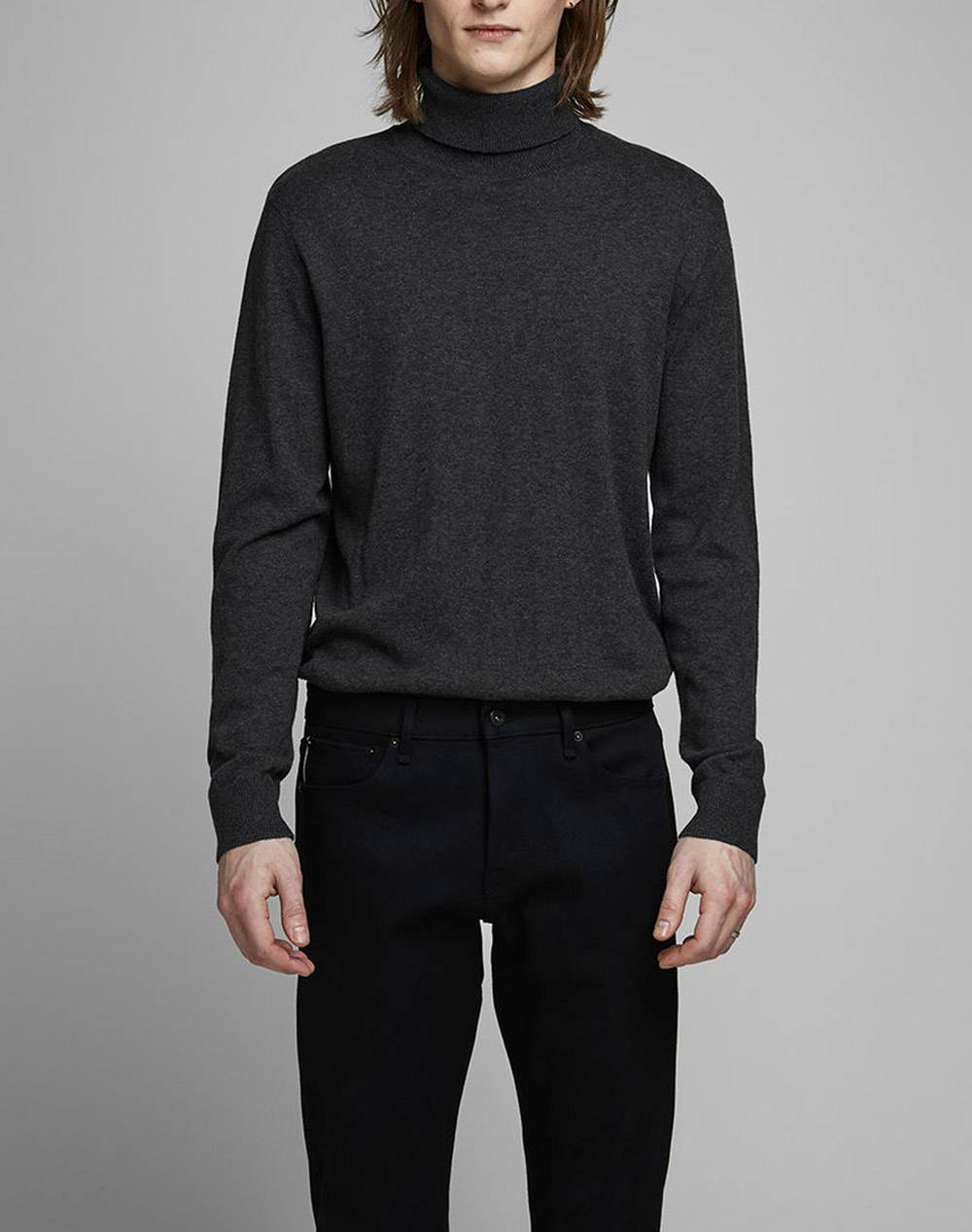 JACK&JONES ΠΟΥΛΟΒΕΡ JJEEMIL KNIT ROLL NECK NOOS