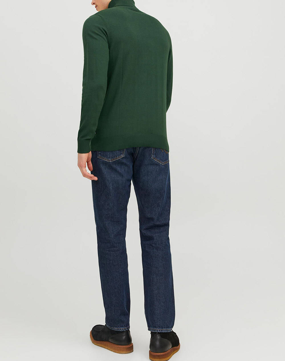 JACK&JONES ΠΟΥΛΟΒΕΡ JJEEMIL KNIT ROLL NECK NOOS 12157417-Mountain View Green φωτογραφία
