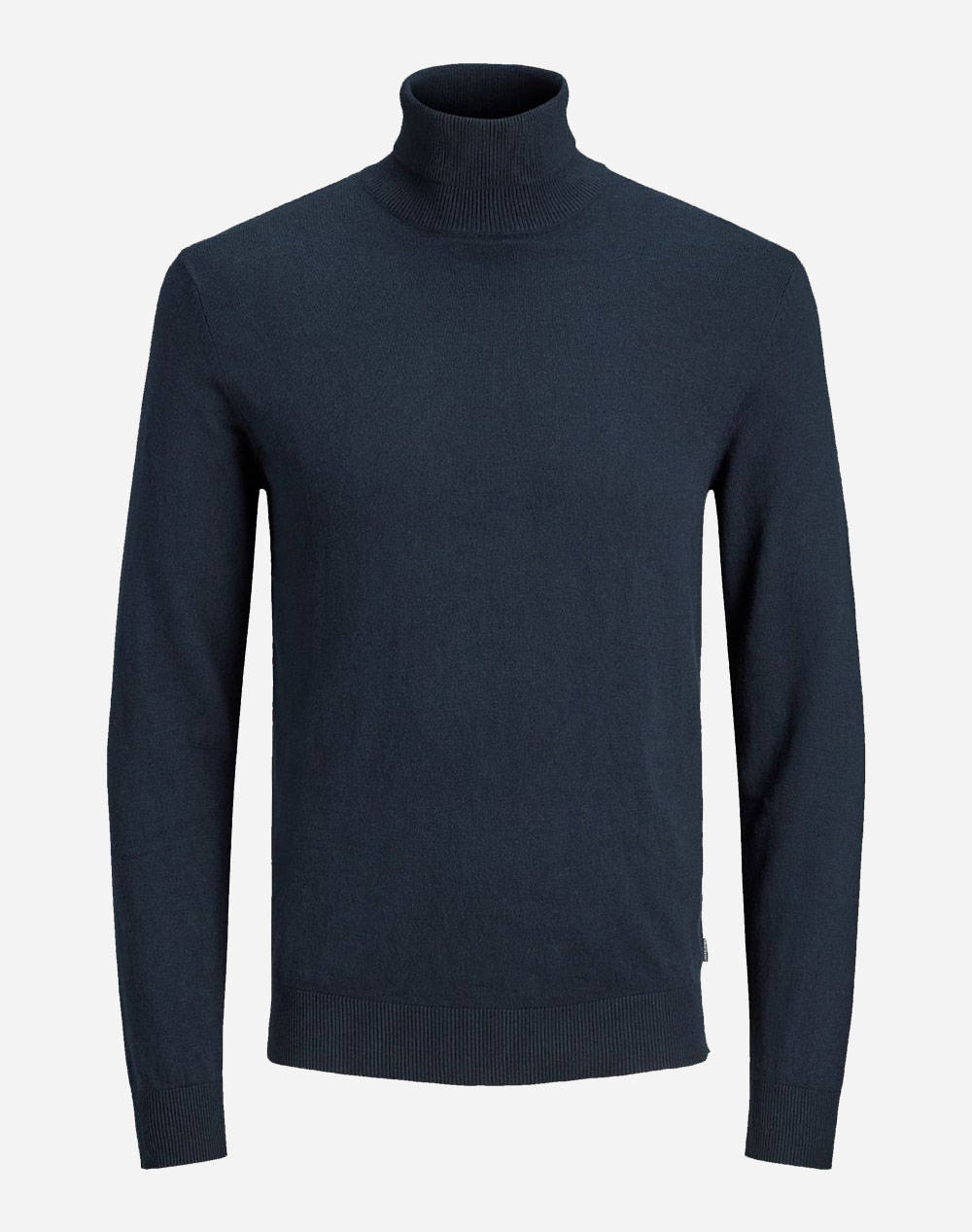 Jack Jones Πουλοβερ Jjeemil Knit Roll Neck Noos 12157417-Navy Blazer Midnightblue ανδρικά ρούχα μπλούζες Πλεκτά Politikos Shop Πολιτικός