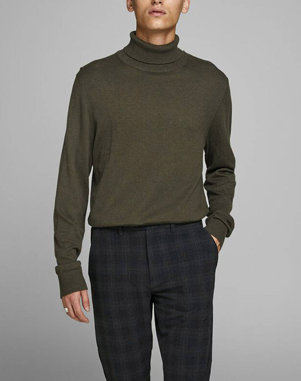 JACK&JONES ΠΟΥΛΟΒΕΡ JJEEMIL KNIT ROLL NECK NOOS