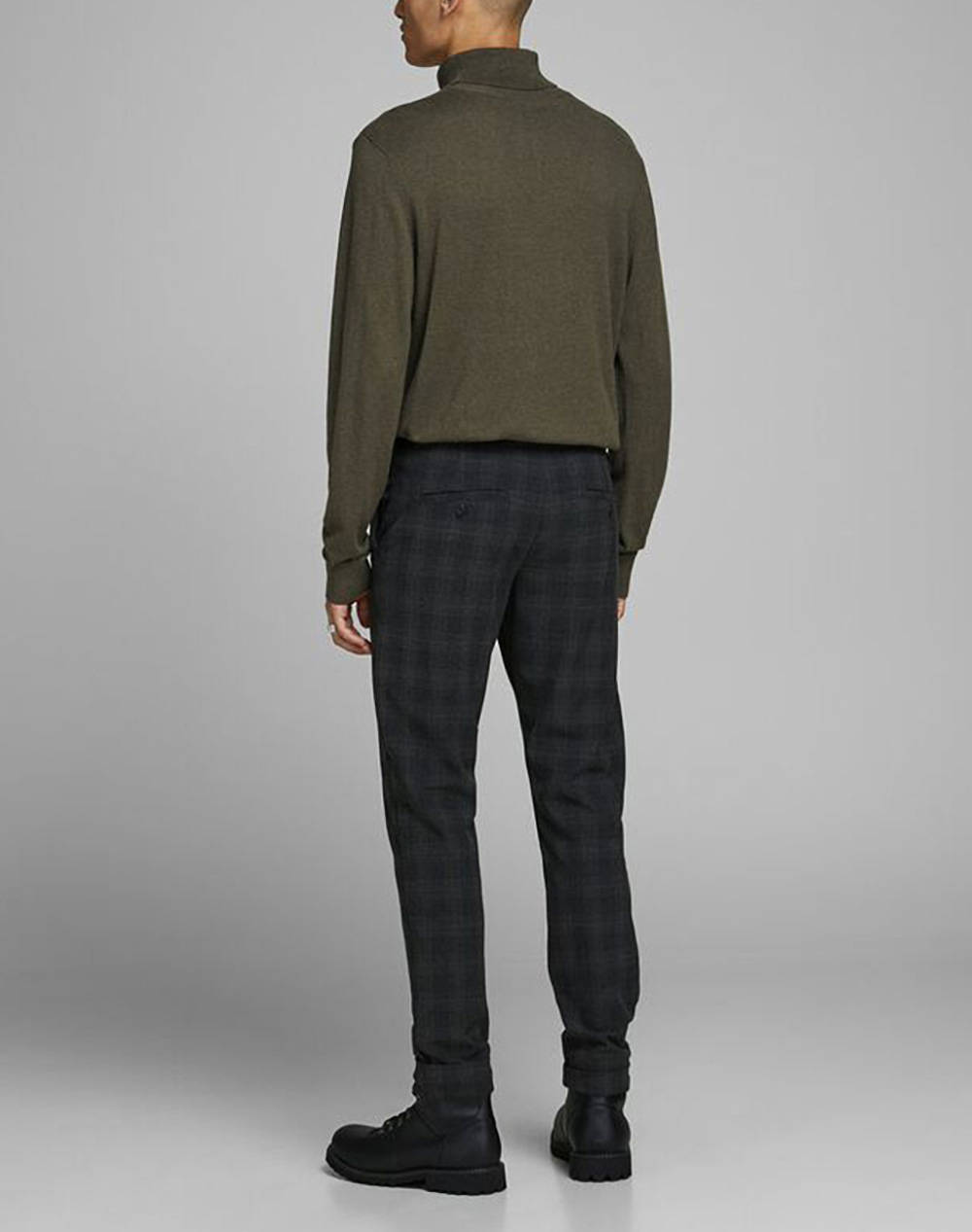 JACK&JONES ΠΟΥΛΟΒΕΡ JJEEMIL KNIT ROLL NECK NOOS 12157417-OLIV Olive φωτογραφία