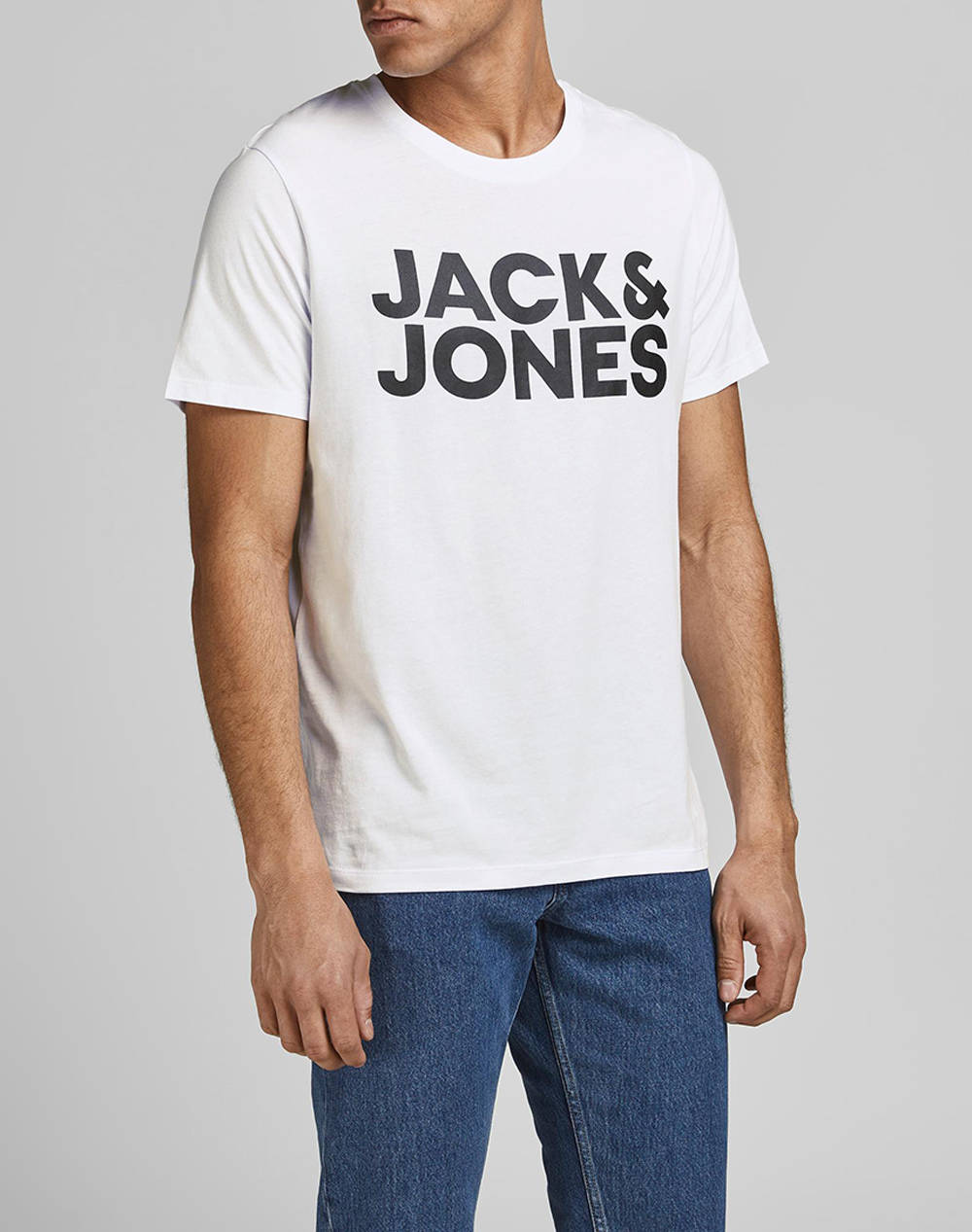 JACK&JONES T-SHIRT 12151955-white/slim OffWhite