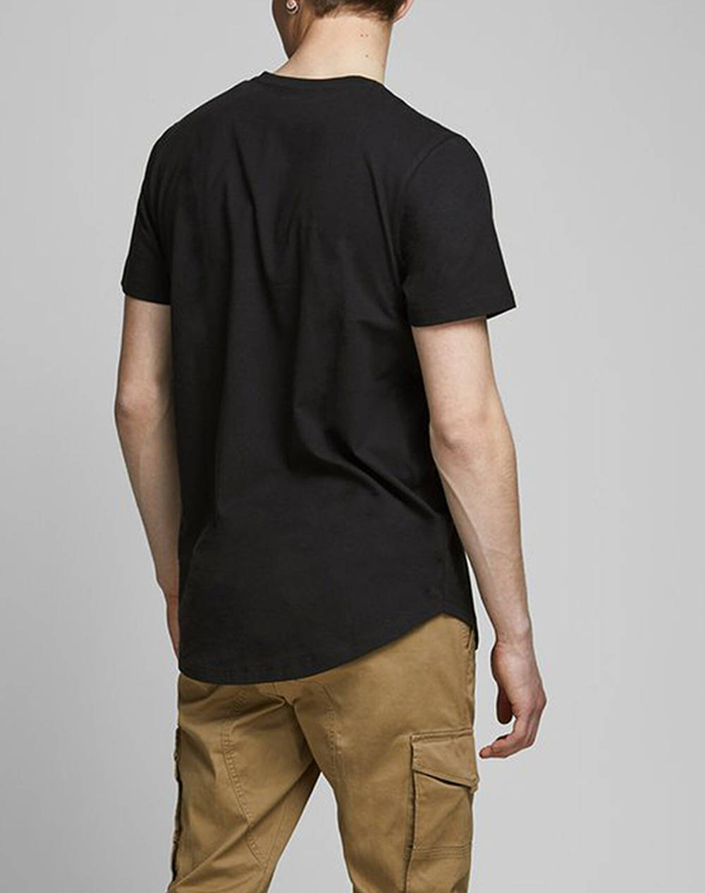 JACK&JONES ΜΠΛΟΥΖΑ JJENOA TEE SS CREW NECK NOOS. 12113648-BLACK Black φωτογραφία