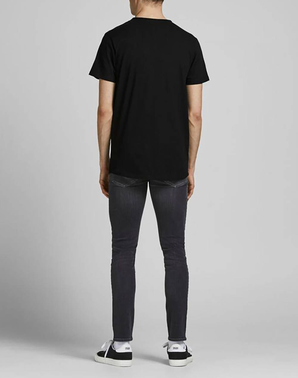 JACK&JONES ΜΠΛΟΥΖΑ JJEBASHER TEE O-NECK SS NOOS 12182498-BLACK Black φωτογραφία