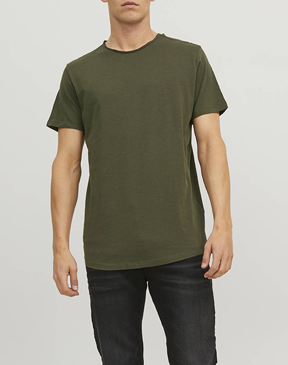 JACK&JONES JACK&JONES ΜΠΛΟΥΖΑ JJEBASHER TEE O-NECK SS NOOS 12182498-FOREST NIGHT Green