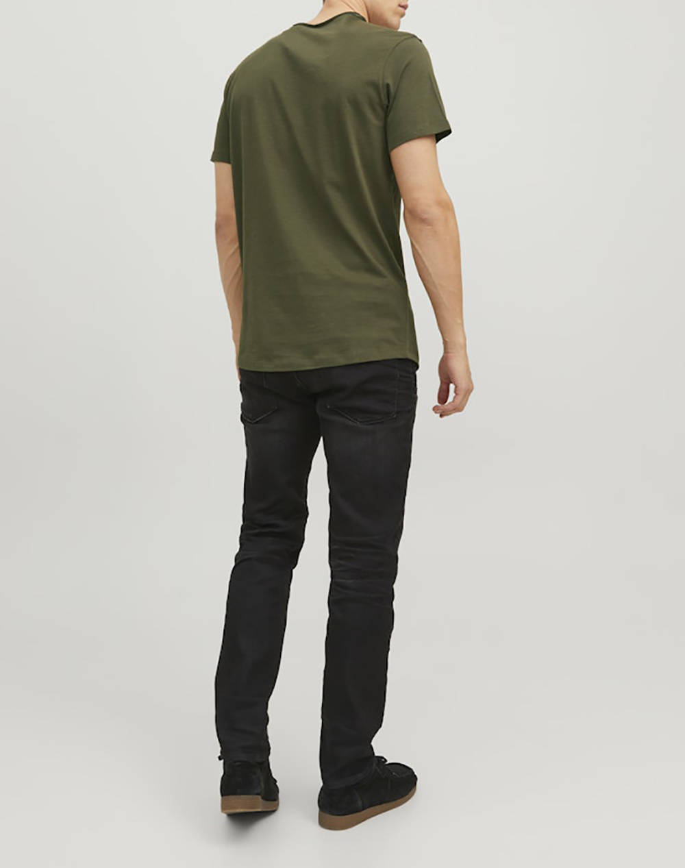 JACK&JONES ΜΠΛΟΥΖΑ JJEBASHER TEE O-NECK SS NOOS 12182498-FOREST NIGHT Green φωτογραφία