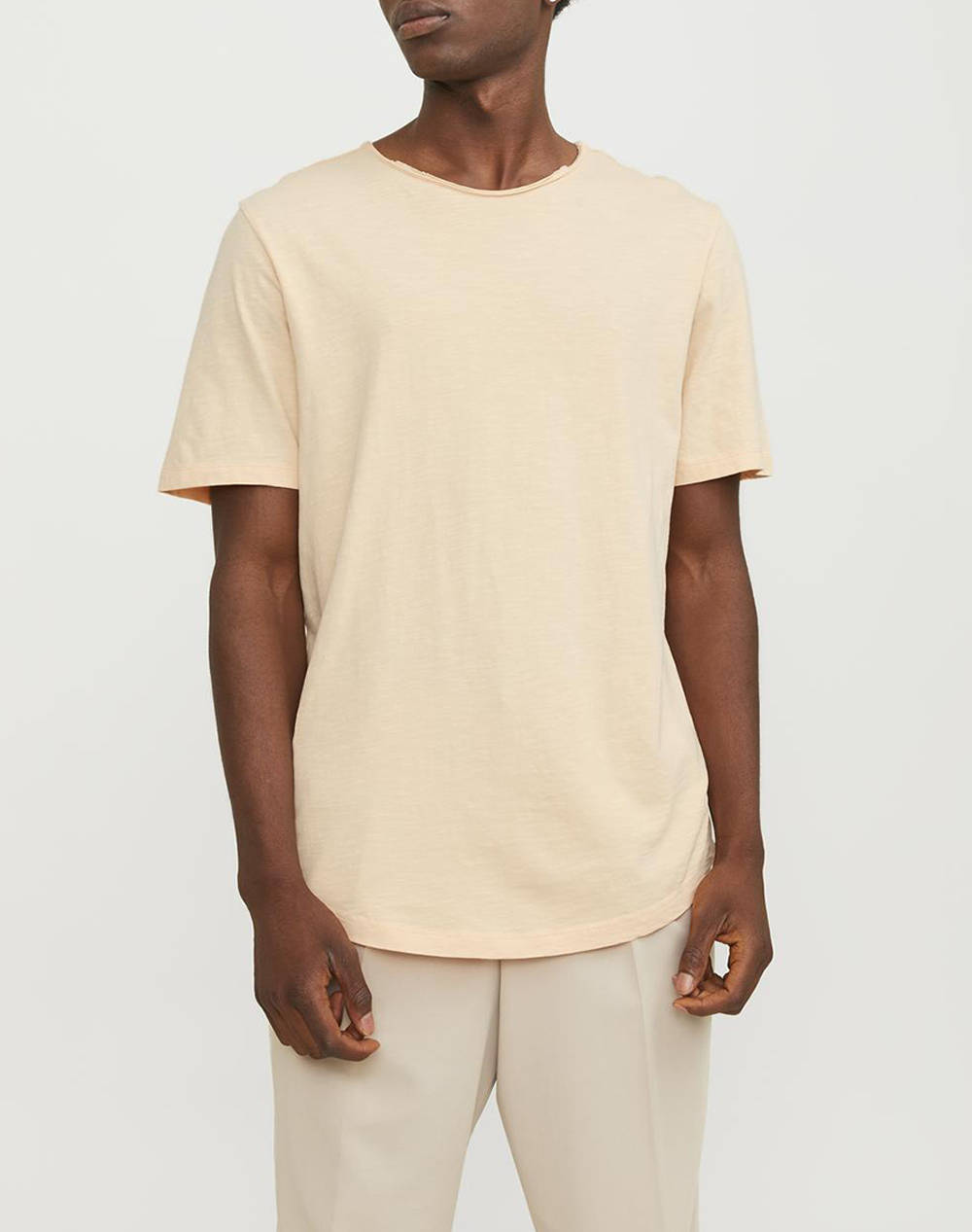 JACK&JONES ΜΠΛΟΥΖΑ JJEBASHER TEE O-NECK SS NOOS 12182498-Apricot Ice LightOrange
