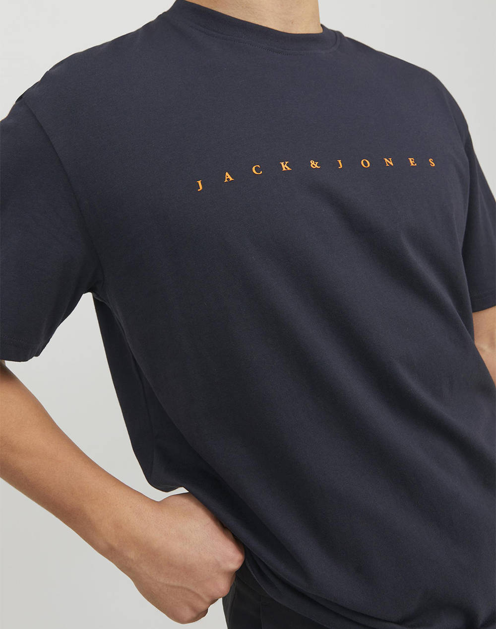 Jack Jones Jjestar Jj Tee Noos 12234746-Dark Navy Darkblue ανδρικά ρούχα μπλούζες T-Shirt Politikos Shop Πολιτικός