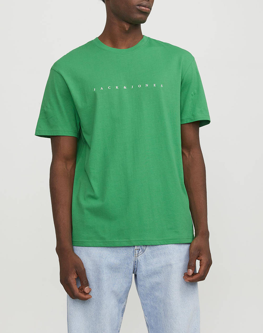 JACK&JONES JJESTAR JJ TEE NOOS 12234746-Green Bee Green