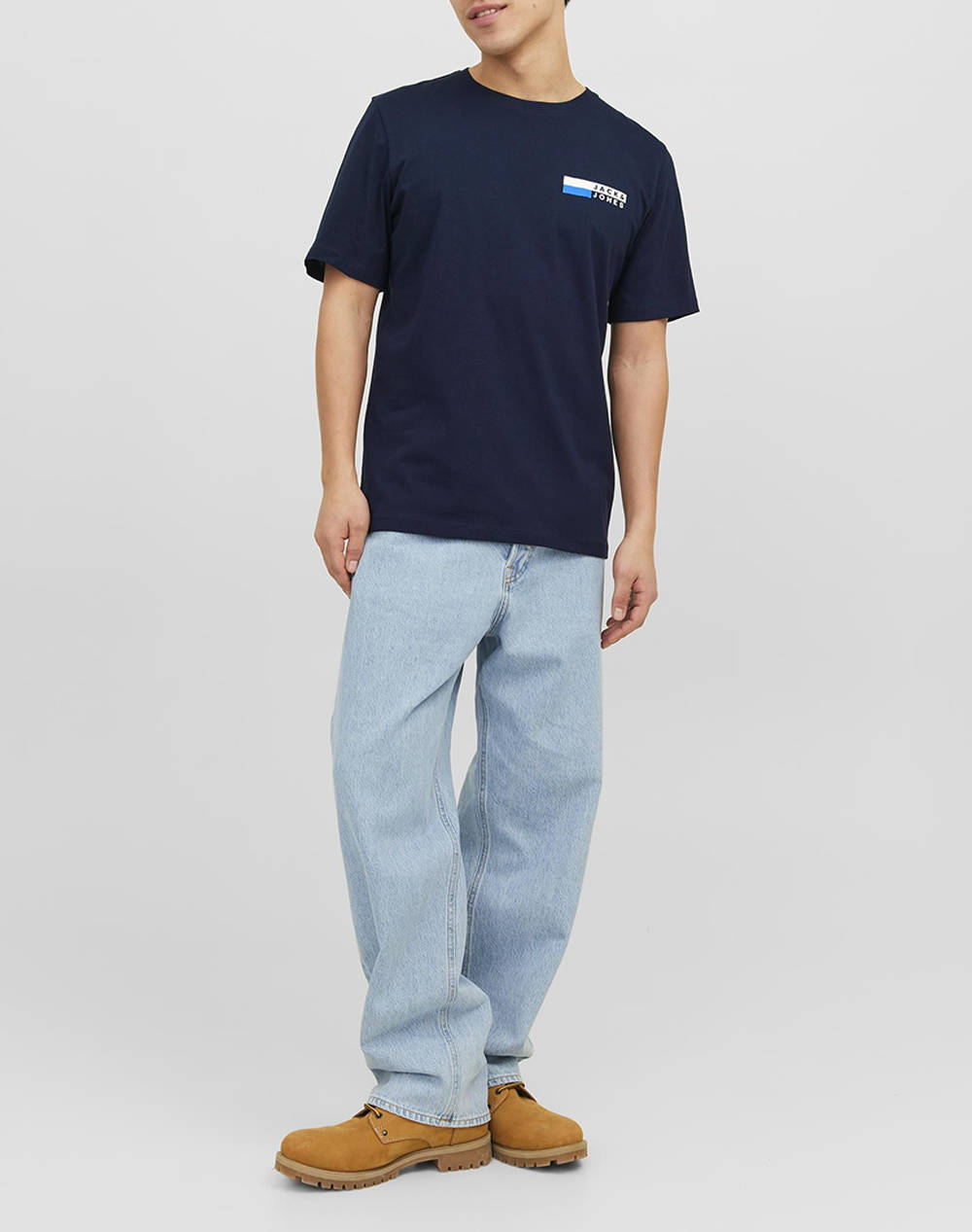 JACK&JONES JJECORP LOGO TEE PLAY O-NECK NOOS 12233999-Navy Blazersmallprint NavyBlue φωτογραφία