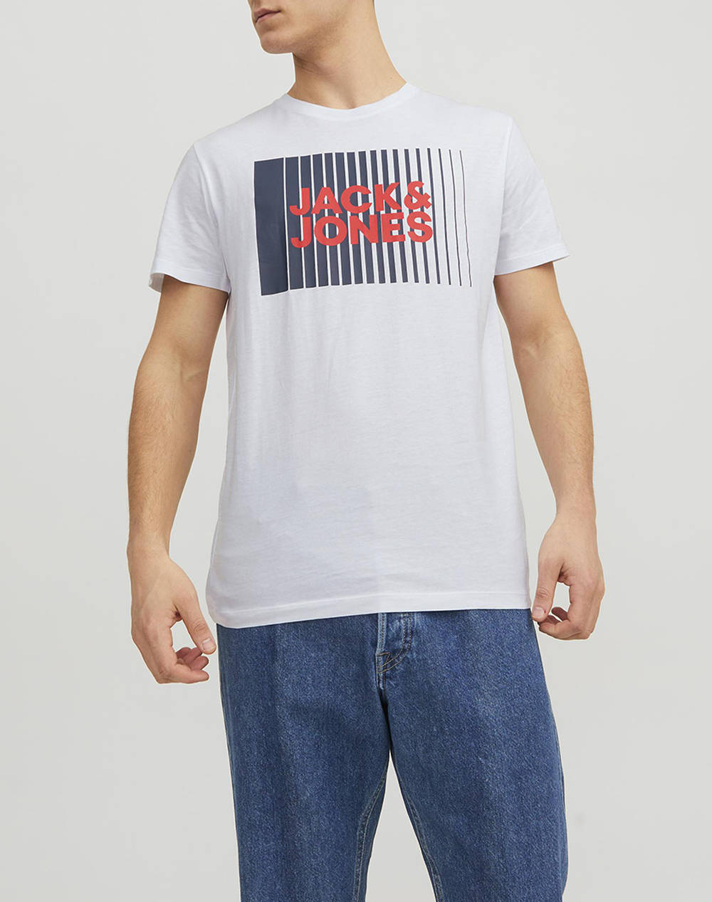 JACK&JONES JACK&JONES JJECORP LOGO TEE PLAY O-NECK NOOS 12233999-WHITE OffWhite