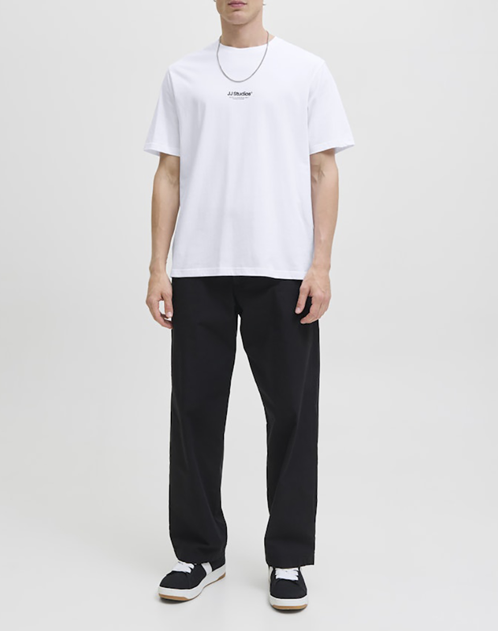 Jack Jones Jjesoho Tee Ss Crew Neck Noos 12278787-White White ανδρικά ρούχα μπλούζες T-Shirt Politikos Shop Πολιτικός