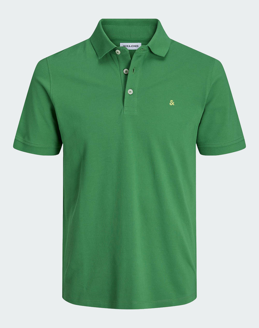 JACK&JONES ΜΠΛΟΥΖΑ ΑΝΤΡΙΚΗ JJEPAULOS POLO SS NOOS 12136668-Green BeeClassic Green
